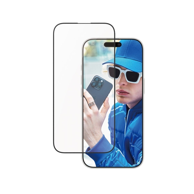 PanzerGlass Skjermbeskyttelse - iPhone 16 Pro - Aluminiumsramme - Ultra Wide Fit