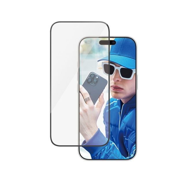 PanzerGlass Skjermbeskyttelse - iPhone 16 Pro - Ultra Wide Fit