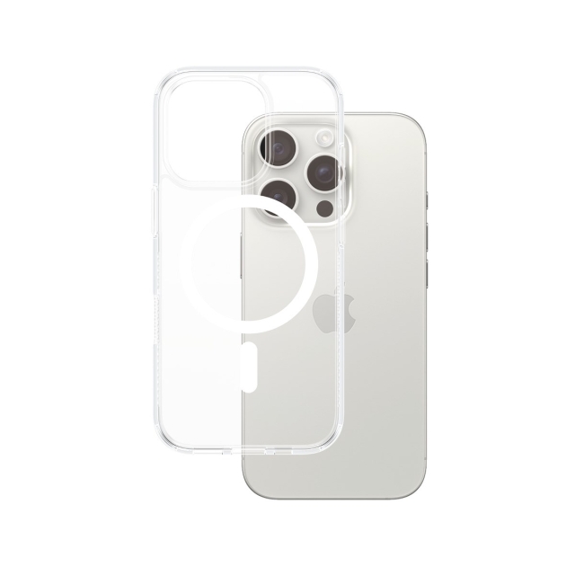 PanzerGlass HardCase MagSafe - iPhone 16 Pro - Hvit