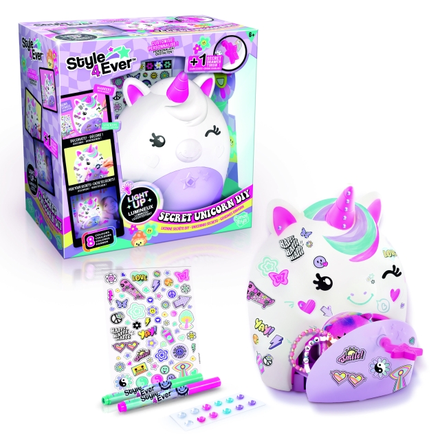 Style 4 Ever Secret Deco DIY enhjørninglampe (301)