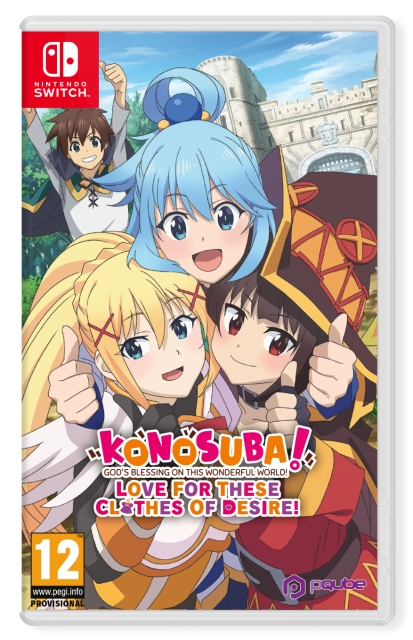 PQube KONOSUBA: Guds velsignelse over denne vidunderlige verden! Kjærlighet for disse begjærets klær