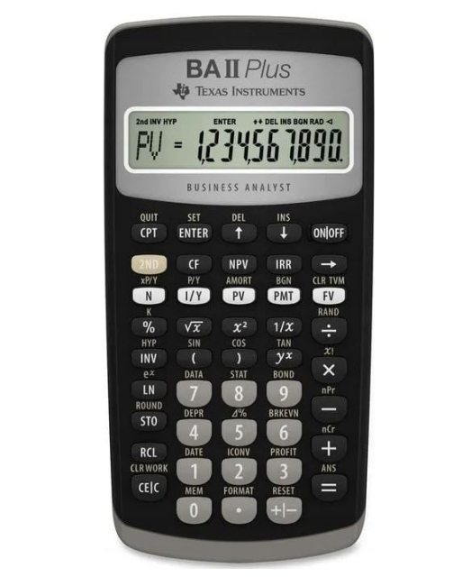 Texas Instruments BAll Plus finansiell kalkulator
