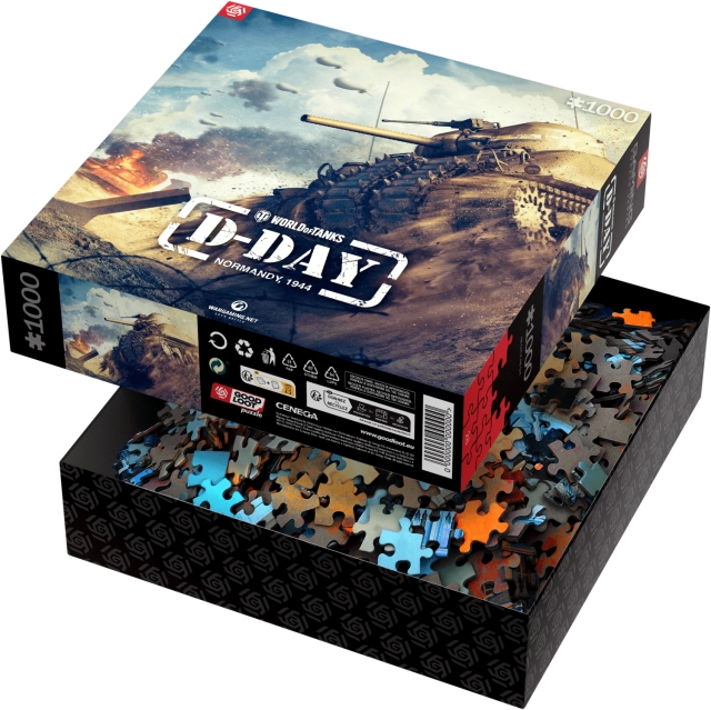 Good Loot - Spillpuslespill: World of Tanks D-Day, 1000 brikker