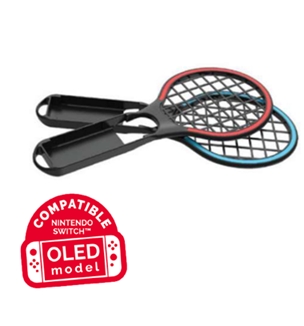 Nacon Big Ben Racket for Joy-Con (rød - blå) / Nintendo Switch