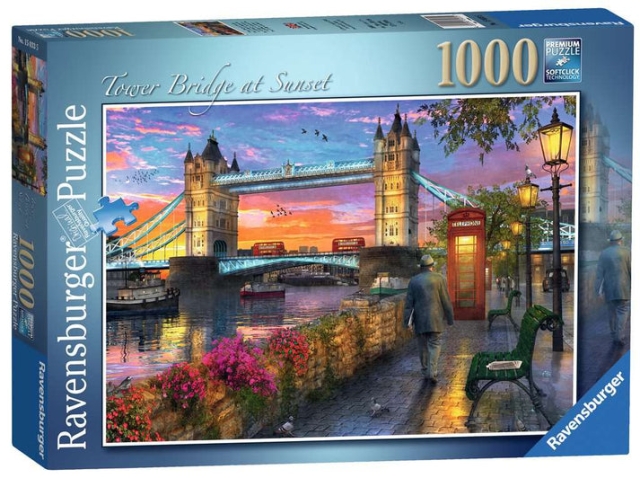 Ravensburger Puslespill - Tower Bridge ved solnedgang 1000p (12000041)
