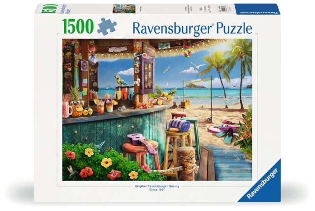 Ravensburger Puslespill - Beach Bar Breezes, 1500 brikker (12000743)