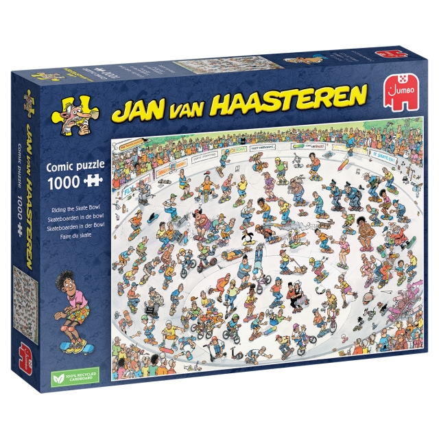 Jan van Haasteren Riding the Skate Bowl (1000 brikker)