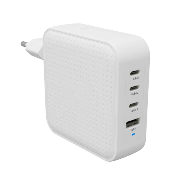 Targus Hyper - HyperJuice 100 W USB-C GaN reiselader (3C+1A) - hvit