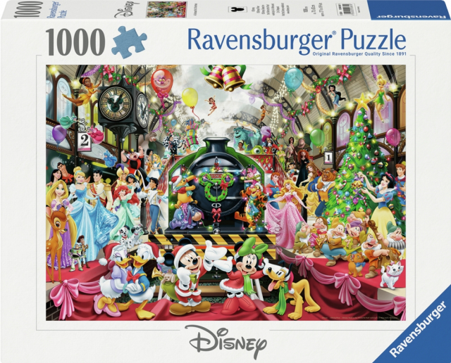 Ravensburger Puslespill All Aboard For Christmas, 1000 brikker (12001237)