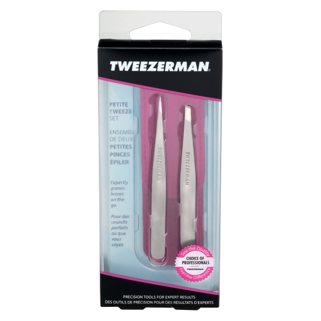 Tweezerman Petite Tweeze-sett - Rosa