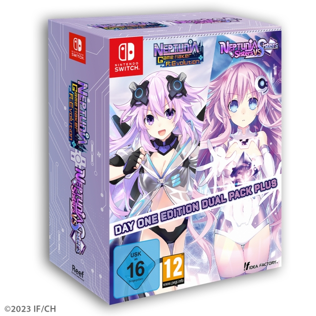 Neptunia Game Maker R:Evolution / Neptunia: Sisters VS Sisters (Day One Edition) (Dual Pack) (Switch)