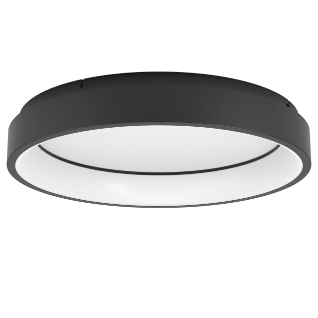 Eglo Marghera-Z taklampe svart Ø60 - RGB + TW - Zigbee, Bluetooth