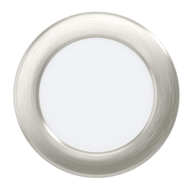 Eglo FUEVA 5 RECESSED - Børstet stål - 117 mm diameter, 26 mm høyde