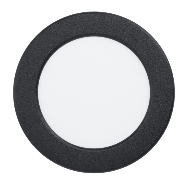 Eglo FUEVA 5 INNBYGGET \\u00d8117 5,5W 650LM SVART - 117 mm diameter, 26 mm høyde
