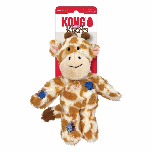 Kong Wild Knots Giraffe Squeak Toy S/M (634.7370)