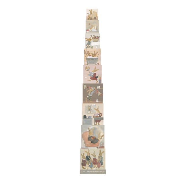 Egmont Toys Pyramide 123 Kaninfamilie - (570037)