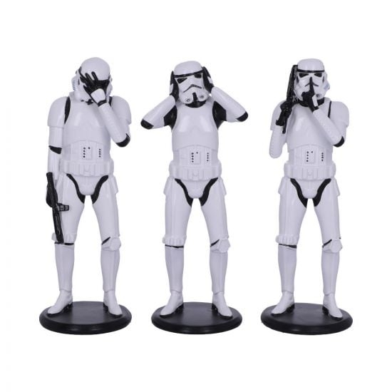 Disney Tre kloke stormtrooper 14 cm