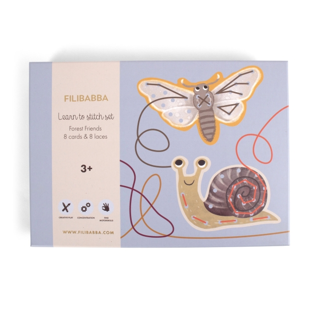 Filibabba Lær å sy-sett - Skogens venner - (FI-03327)