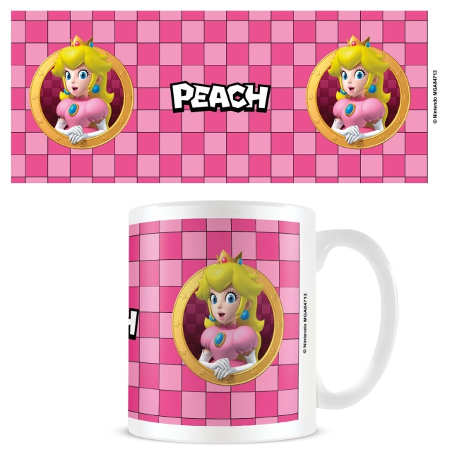 Pyramid International Krus Super Mario Peach 3D Port - Hvit