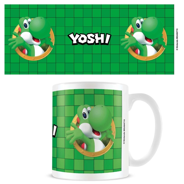 Pyramid International Super Mario-krus (Yoshi 3D Port) - Hvit