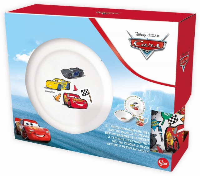 Disney Gavesett Stor -3-deler - Cars (188508733-88075)