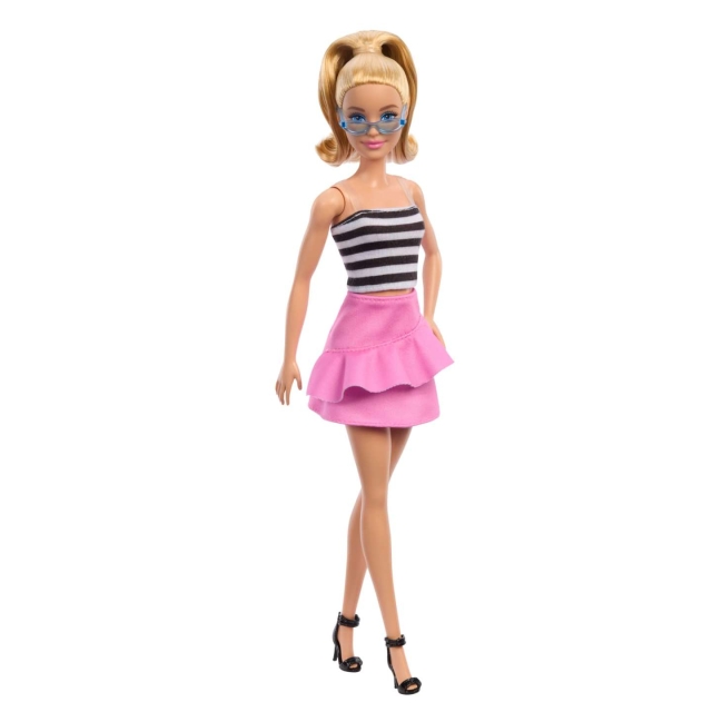 Barbie Fashionista dukke - svart og hvit (HRH11)
