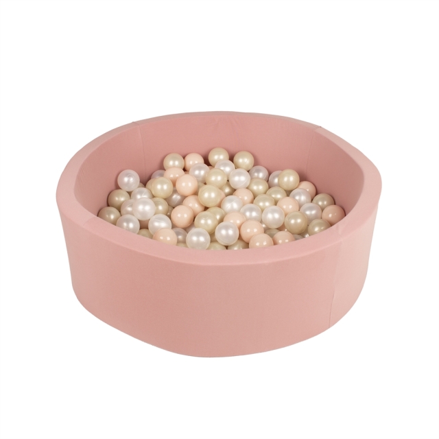 Babytrold Ballbinge med baller - Rosa (18-46BA-ROSE)