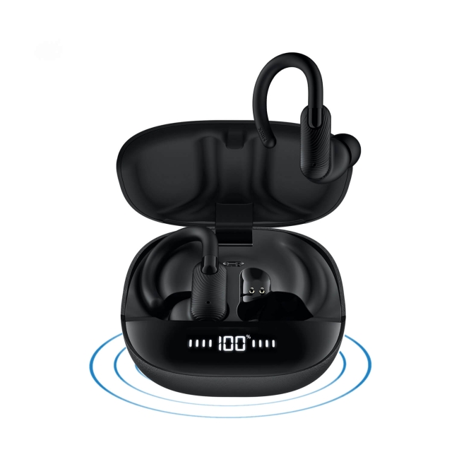 MIXX Hodetelefon Sports Charge 2 In-Ear Hook TWS Svart