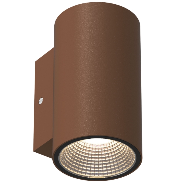 Llitt Erik I Vegg-LED IP65 3000K 2W 293lm Corten