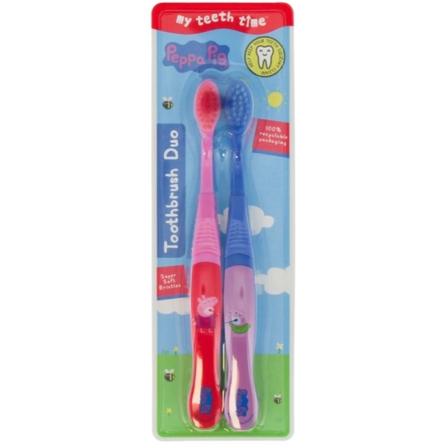 Peppa Pig Tannbørste Duo Super Soft