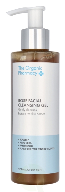 The Organic Pharmacy Rose Facial Cleansing Gel 200 ml