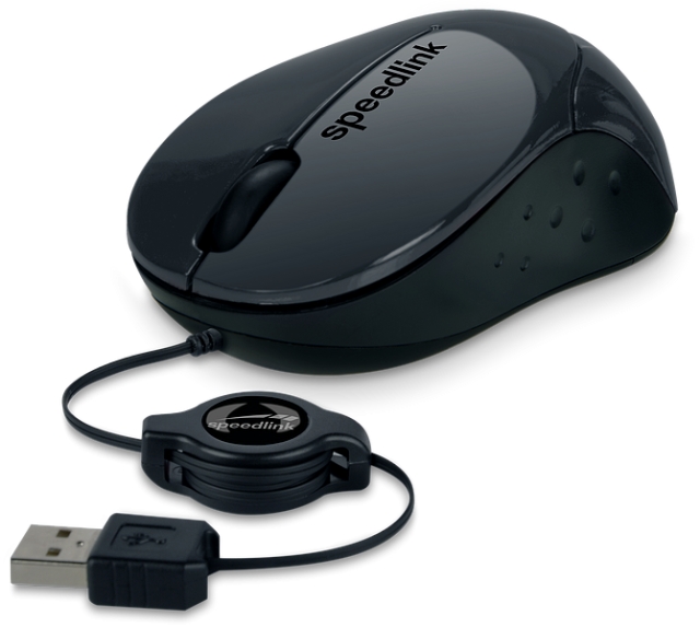 Speedlink BEENIE Mobil mus - kablet USB, svart