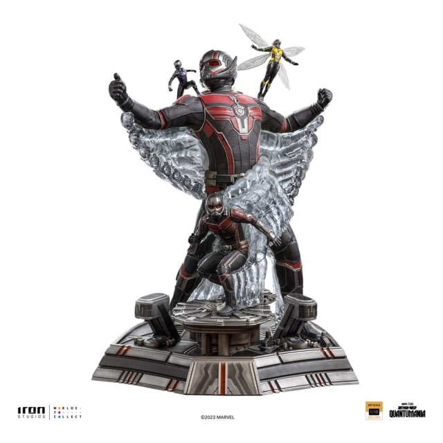 Quantumania - Maurmannen og vepsestatuen Deluxe Art Scale 1/10