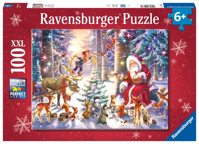 Ravensburger Puslespill Jul i skogen 100 p (10112937)