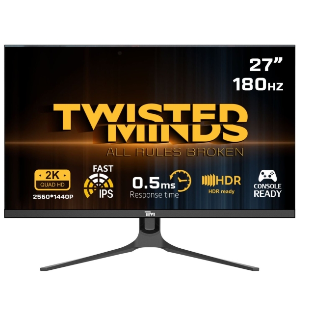 Twisted Minds Blaze Series Flat 27 QHD - 180HZ 0,5MS Fast IPS HDMI 2.1 Gaming Monitor
