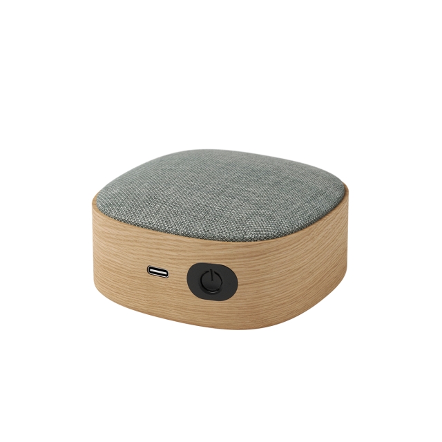 SACKit Go Wood bærbar Bluetooth-høyttaler - Naturlig eik