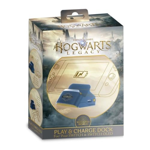 Trade Invaders Harry Potter-Switch-2 i 1-dokk og stativ - Hogwarts Legacy