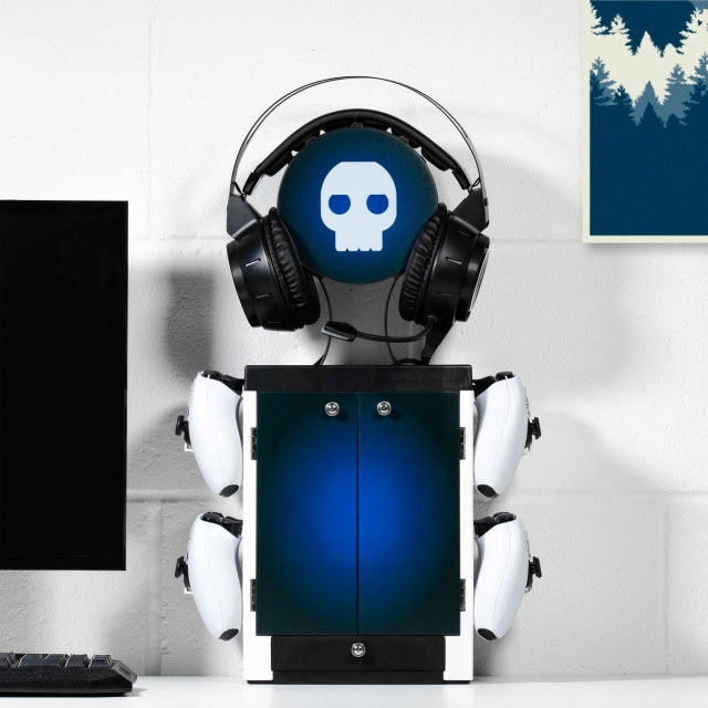 Numskull PS5-inspirert blått og hvitt gaming-skap