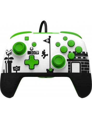 PDP Gaming Super Mario Retro Rematch kablet kontroller - offisielt lisensiert bryter