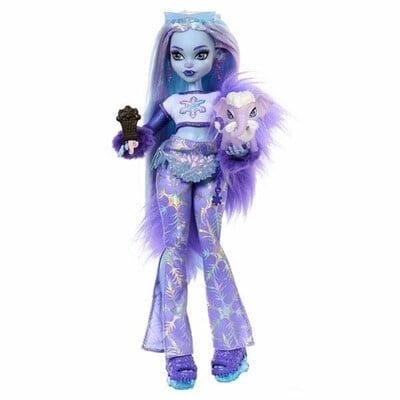 Monster High Dukke med kjæledyr - Abbey (HNF64)