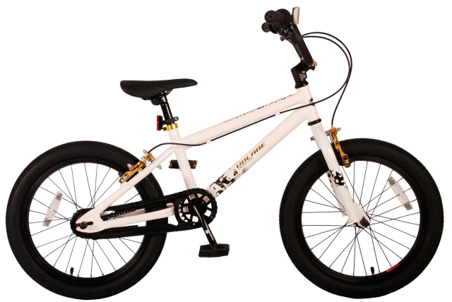 Volare Barnesykkel 18 - Cool Rider BMX Hvit/Gull (21879)