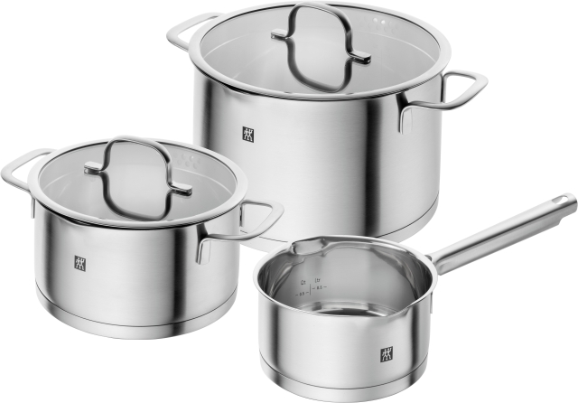 Zwilling TrueFlow, Grytesett 3 deler - Sølv