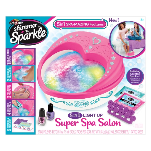 Shimmer n Sparkle 5-I-1 OPPLYST SPA-SALONG (65628)