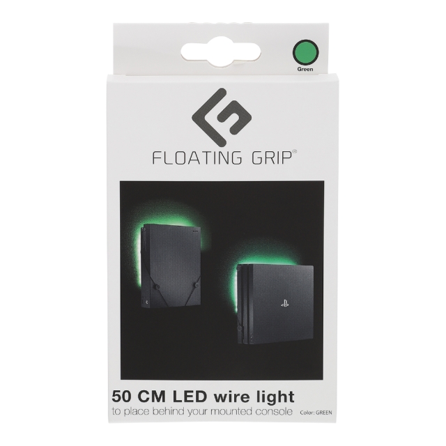 FLOATING GRIP Led Wire Light med USB Green