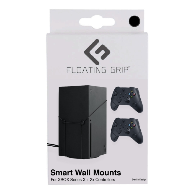 FLOATING GRIP Xbox Series X veggmonteringspakke svart