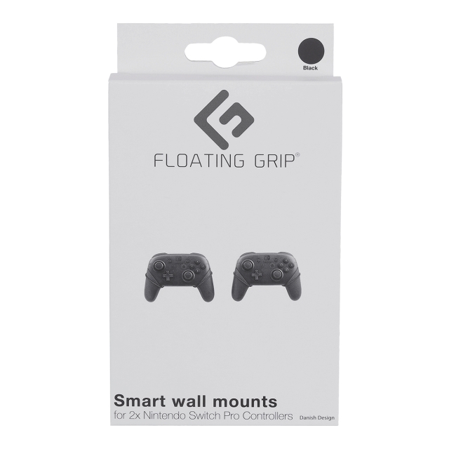 FLOATING GRIP Nintendo Switch Pro Controller veggmontering av FLOATING GRIP®, Svart