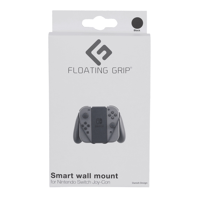 FLOATING GRIP Nintendo Switch Joy-Con veggmontering svart/grå