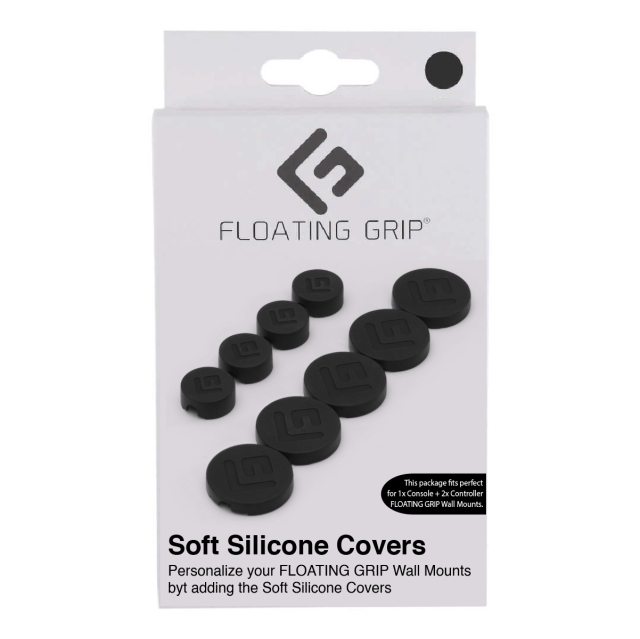 FLOATING GRIP Deksel for veggmontering (svart)