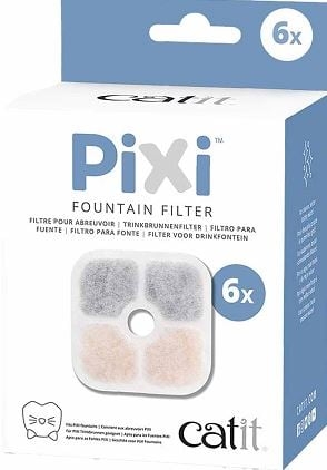 catit Kullfilter for Pixi 2,5L 6stk - (785.0487)