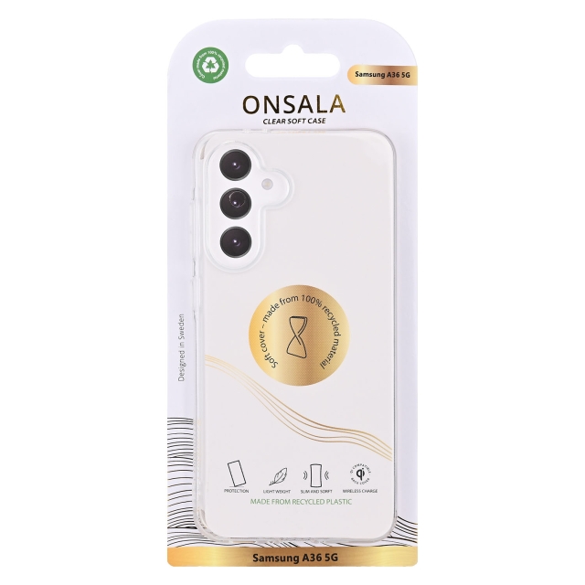 Onsala Mobildeksel Samsung A36 5G TPU Resirkulert Transparent